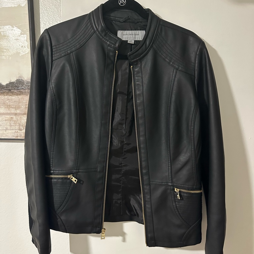 • Marc New York Faux Leather Jacket •
